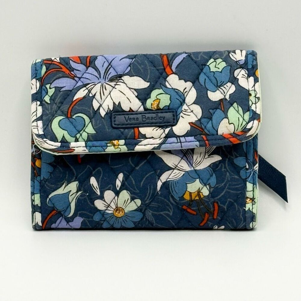 Vera Bradley Floral Print RFID Euro Wallet